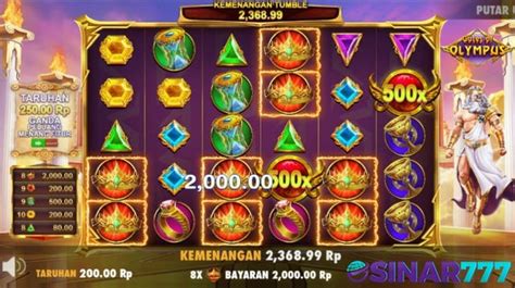 SINAR777: Situs Slot Online Terpercaya Dan Mudah Maxwin .